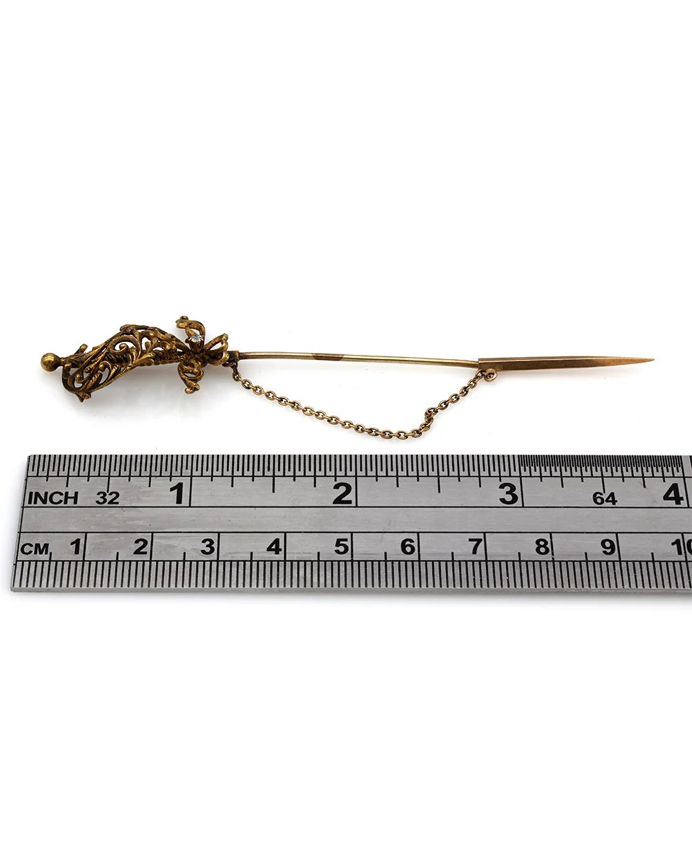 Vintage Sword Pin Brooch - Image 2