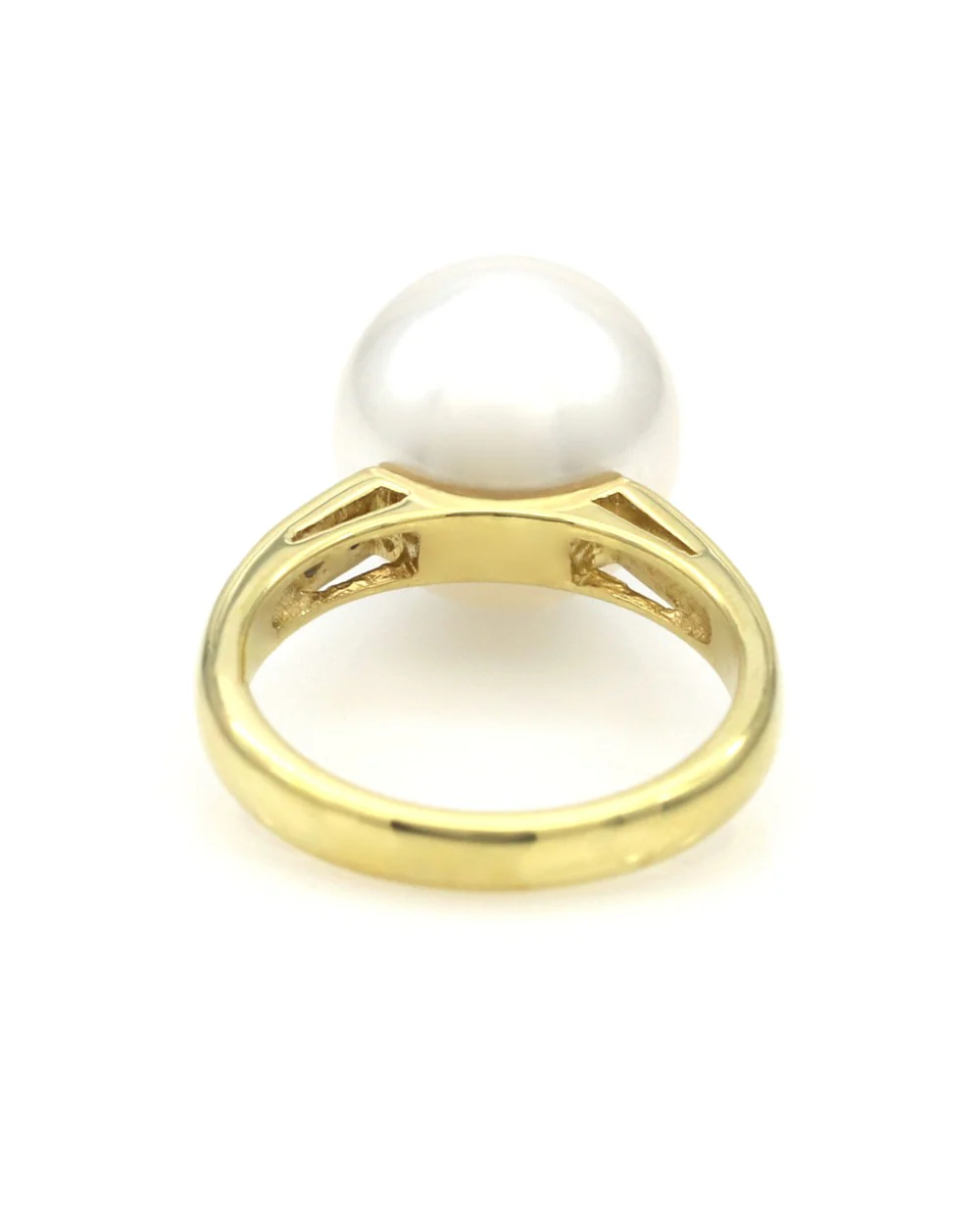 White South Sea Pearl and Diamond Ring - Image 3