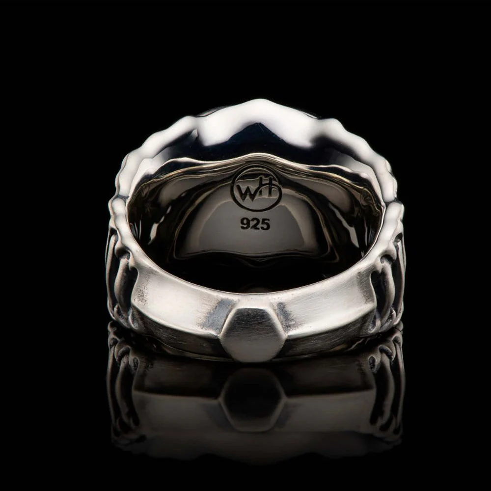 William Henry Echelon Sterling Silver Labradorite Inlay Ring - Image 3