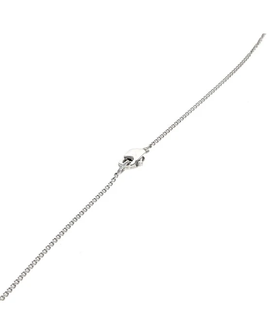 Yellow and White Diamond Wave Necklace - Image 2